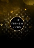 Geschäftliche Neujahrskarte futuristisch 2027 Lichtpunkte 2