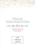 Geschäftliche Weihnachtskarte Weihnachtskranz 3