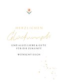 Glückwunschkarte Blumenherz 3