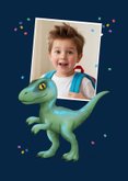 Glückwunschkarte Einschulung Dino in Schultüte 2