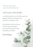 Glückwunschkarte Eiserne Hochzeit mit Eukalyptus 3