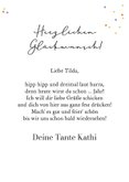 Glückwunschkarte Elefant auf Fahrrad 2 Jahre Luftballon 3