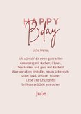 Glückwunschkarte Geburtstag Blumenrahmen 3