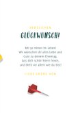 Glückwunschkarte Geburtstag Dartscheibe mit Pfeilen 3