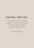 Glückwunschkarte 'Hallo, Baby' Babyschuhe 3