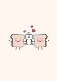 Glückwunschkarte Hochzeit Toaster 2