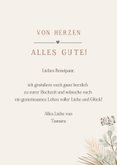 Glückwunschkarte Hochzeit Trockenblumen 3