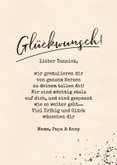 Glückwunschkarte Schulabschluss eigenes Foto 3