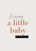 Glückwunschkarte schwanger 'Baby on the way' 2