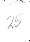 Glückwunschkarte Silberne Hochzeit 25 2
