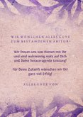 Glückwunschkarte zum Abitur Vintage 3