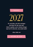 Grußkarte neues Jahr buntes Feuerwerk & Jahreszahl 3
