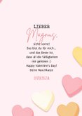 Grußkarte zum Valentinstag Zuckerherzen 3