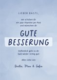 Gute Besserung Grußkarte 'Vitamine per Post' 3