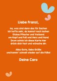 Gute Besserungskarte Huhn 3