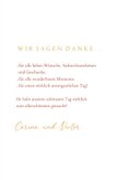 Hochzeits-Dankeskarte Herbststimmung mit Gold 3