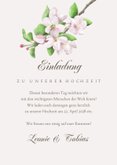 Hochzeitseinladung Apfelblüte 3