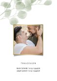 Hochzeitseinladung Eukalyptus 'we say yes' Foto innen 2