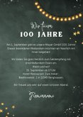 Jubiläumsfeier Einladung Firma 100 Holzschilder 3