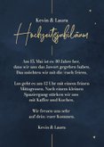 Jubiläumskarte Einladung 40. Hochzeitstag Jahreszahlen 3