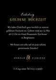 Karte Einladung zur goldenen Hochzeit Foto 3