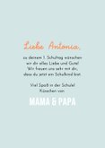 Karte Glückwunsch Schulanfang 3 Schultüten 3