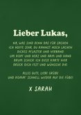Karte Gute Besserung Arm gebrochen Frosch 3
