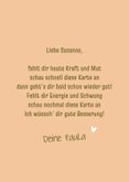 Karte Gute Besserung Lachende Blume 3