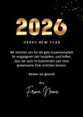 Karte Neujahr Firma Fotocollage und Jahreszahl 2026 3