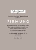 Karte Zur Firmung Foto und Pinselstriche 3