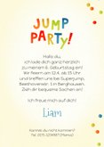 Kindergeburtstag Einladung Dinos auf Trampolin 6. Geburtstag 3