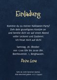 Kindergeburtstag Halloween Party kleiner Geist Einladung 3