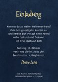 Kindergeburtstag Halloween Party kleiner Geist Einladung 3