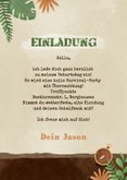 Kindergeburtstag Survival Outdoor Einladung mit Foto 3