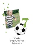 Kindergeburtstags-Einladung zur Fußballparty 7 Jahre 2