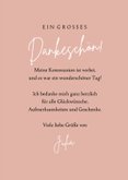 Kommunionskarte Danke Foto & Herzen 3