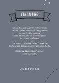 Konfirmationseinladung Foto & Scribbles grau 3