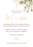 Konfirmationseinladung Wiesenblumen Aquarell 3