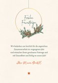 Kunden-Weihnachtskarte moderner Kranz 3