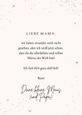 Liebevolle Muttertagskarte 'mother to be' schwangere Frau 3