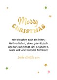 Lustige Weihnachtskarte Haustier mit Brille 3