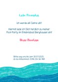 Meerjungfrau Einladung zur Schwimmparty 11. Geburtstag 3