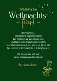 Mitarbeiter-Einladung zur Weihnachtsfeier festlicher Tisch 3