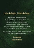 Moderne Weihnachtskarte 2026 Danke Tannenzweige 3