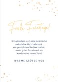 Moderne Weihnachtskarte Foto & Sterne 3