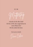 Muttertagskarte mit Foto 'Liebe Mama' 3