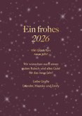 Neujahrsgrußkarte Foto 'Ein frohes 2026' 3