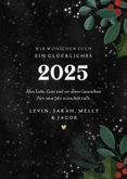 Neujahrskarte 2025 botanisch 3