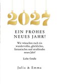 Neujahrskarte 2027 in Gold & Foto 3