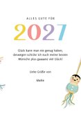 Neujahrskarte Glückspüppchen 3